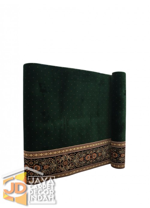 Karpet Sajadah Solomon Osmani Green Bintik 120x600, 120x1200, 120x1800, 120x2400